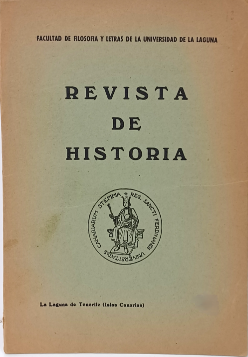 Revista de Historia de la Fac. de Filosofía y Letras de la ULL