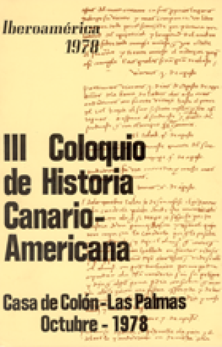 III Coloquio de Historia Canario-Americana (1978)